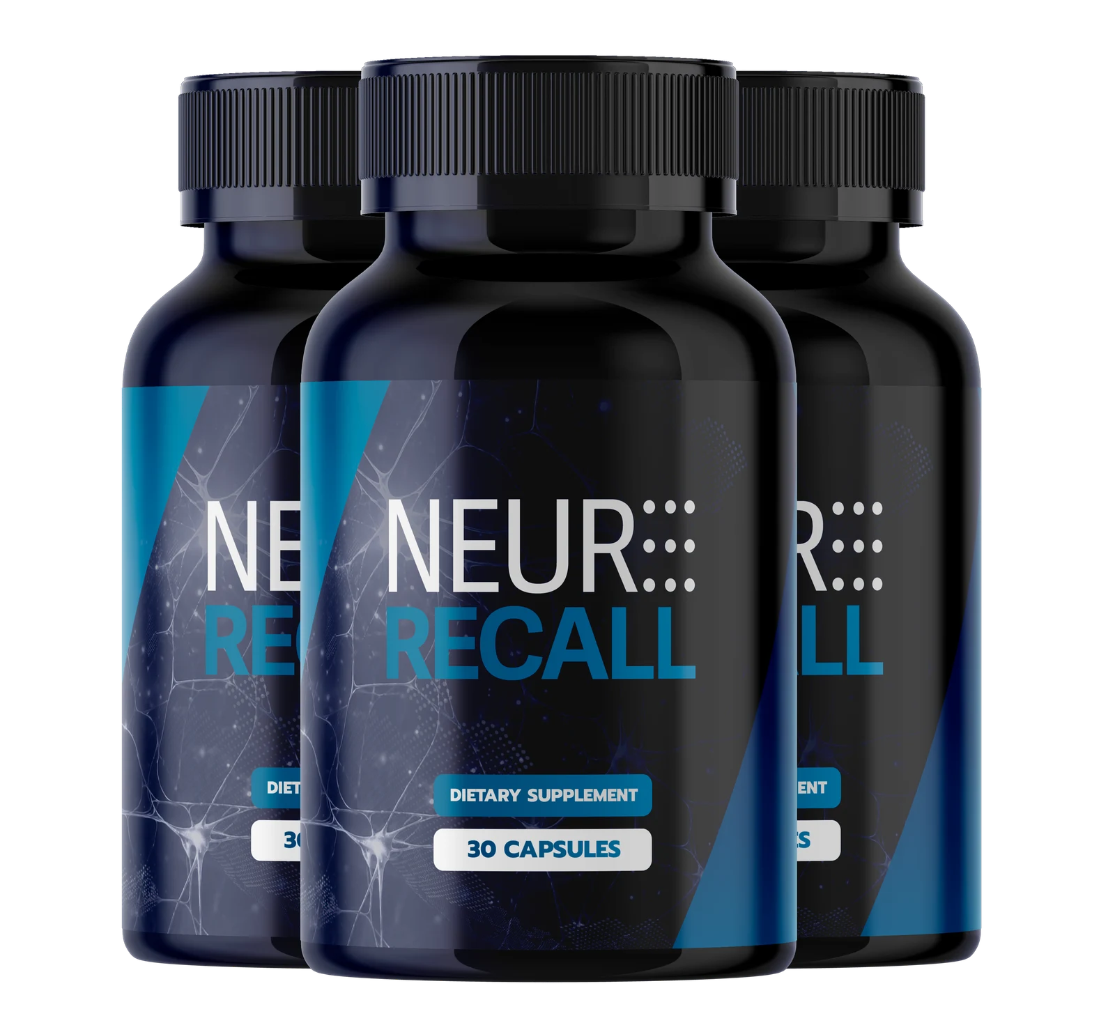 NeuroRecall dietary supplement bottles